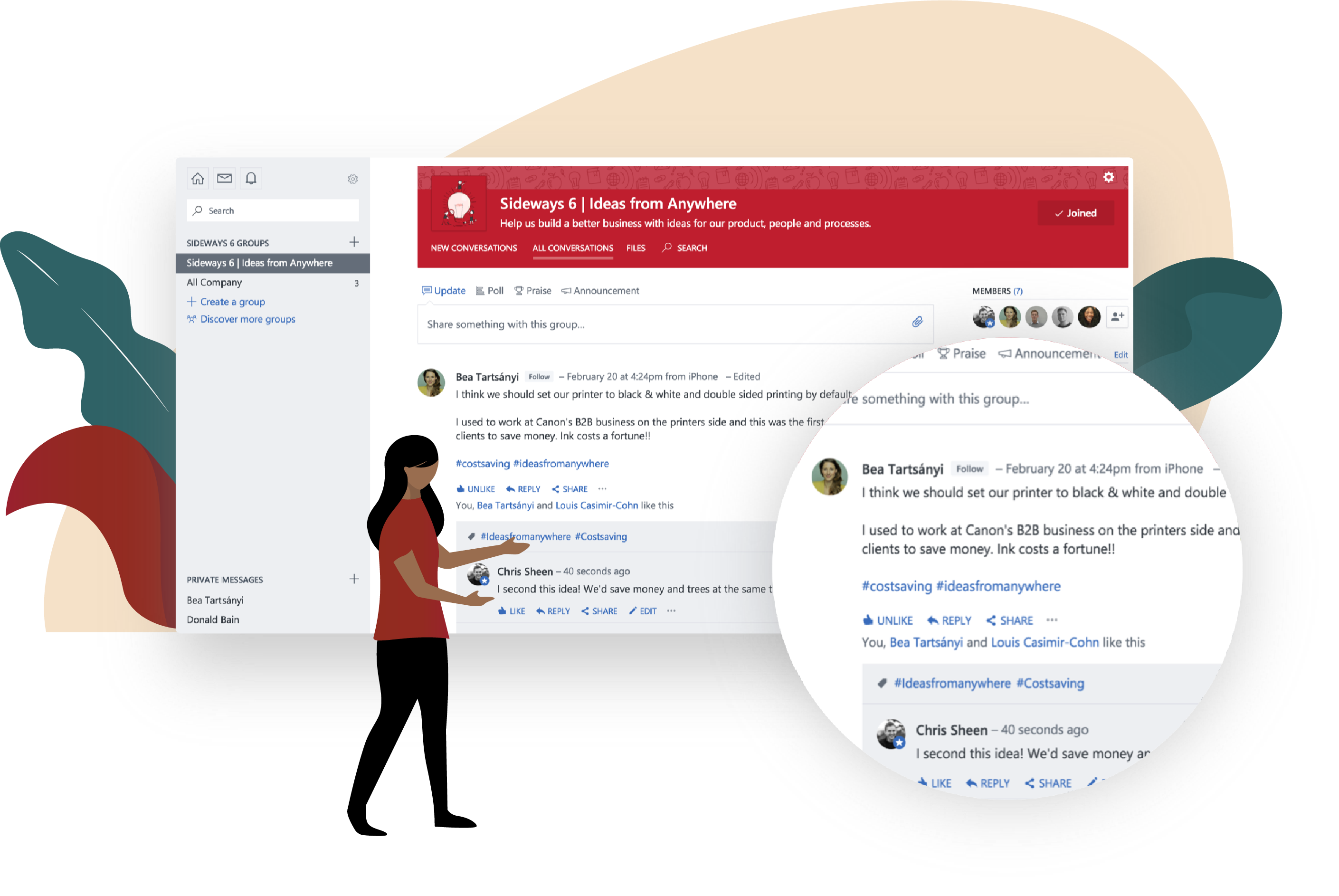 Idea and Innovation Management for Microsoft Yammer